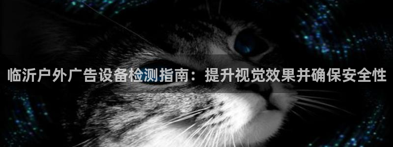杏宇平台代理多少钱一个月：临沂户外广告设备检测指南：提升视觉效果并确保安全性