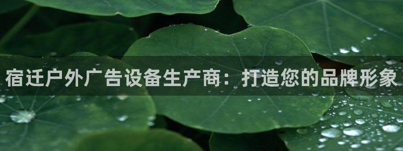 杏宇平台总代理是谁：宿迁户外广告设备生产商：打造您的品牌形象