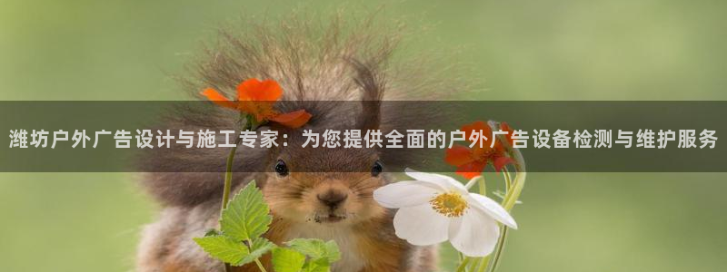 杏宇平台代理怎么赚钱快：潍坊户外广告设计与施工专家：为您提供全面的户外广告设备检测与维护服务