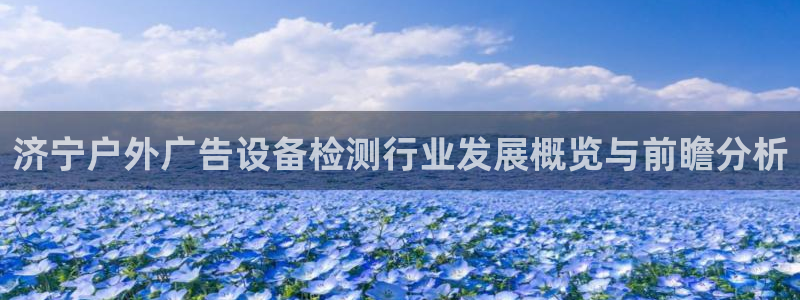 杏宇平台总代理电话：济宁户外广告设备检测行业发展概览与前瞻分析