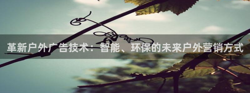 杏宇平台登录步骤图：革新户外广告技术：智
