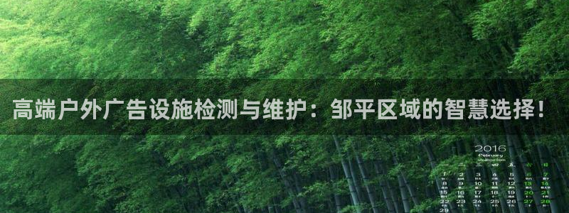 杏宇平台注册地址在哪里：高端户外广告设施检测与维护：邹平区域的智慧选择！