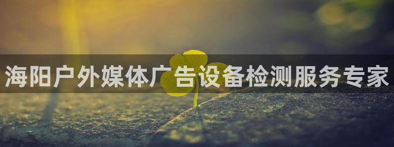 杏宇平台代理怎么样可靠吗：海阳户外媒体广告设备检测服务专家